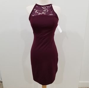 Love, Nickie Lew Burgundy Dress